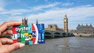 Visitor Oyster Card de Londres, Reino Unido.