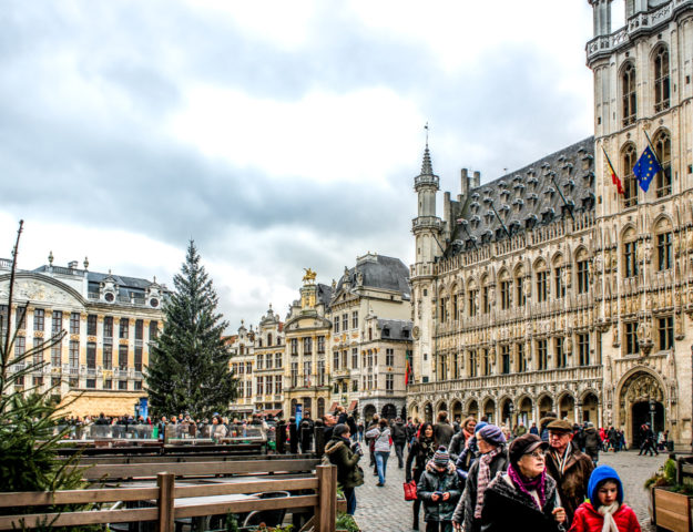 Grand Place de Bruselas, capital de Bélgica.