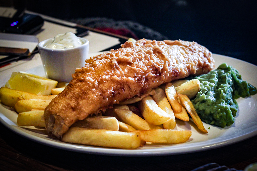 Fish and chips en The Anchor.